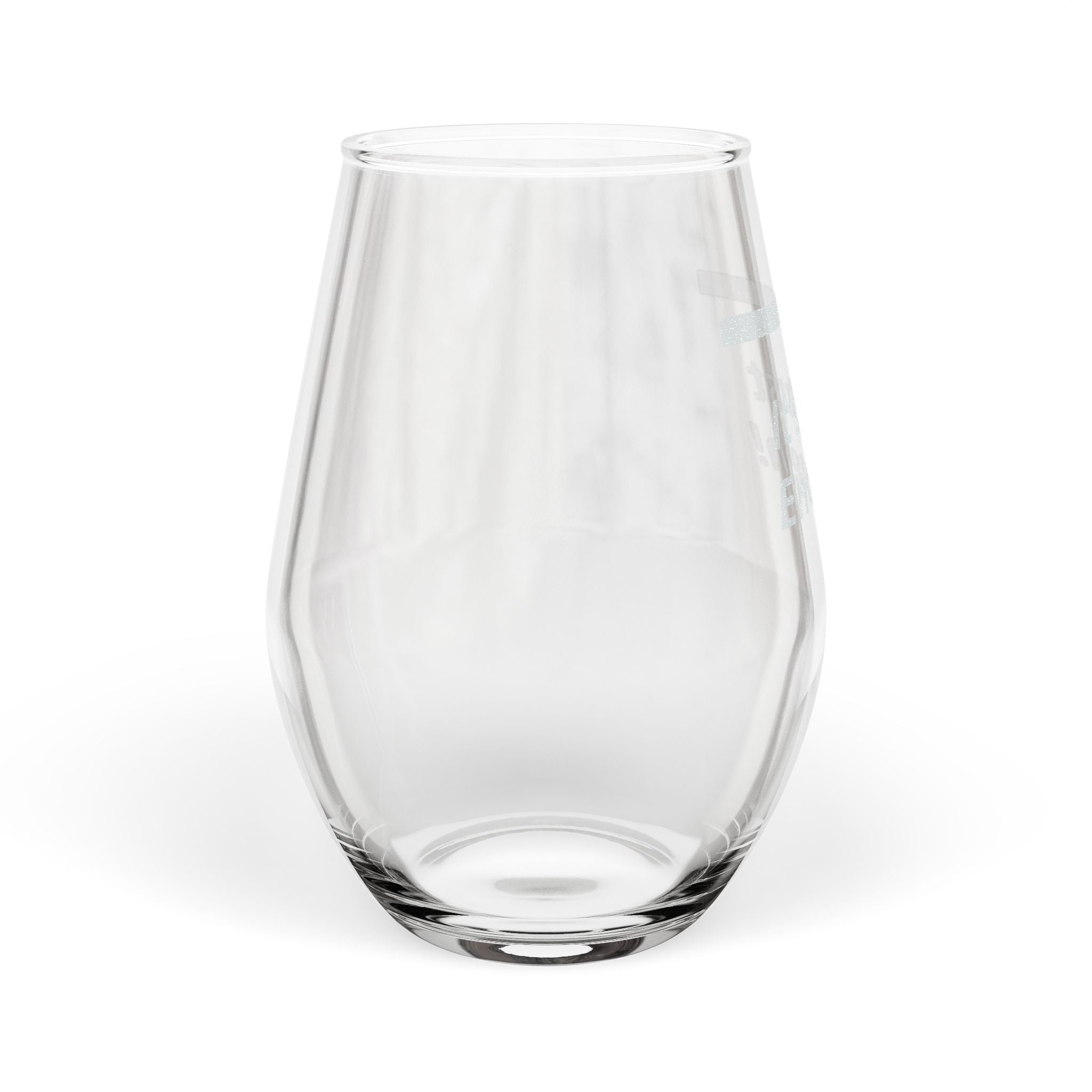 Stemless Wine Glass, 11.5oz (Engraving) “It’s Just Enough”