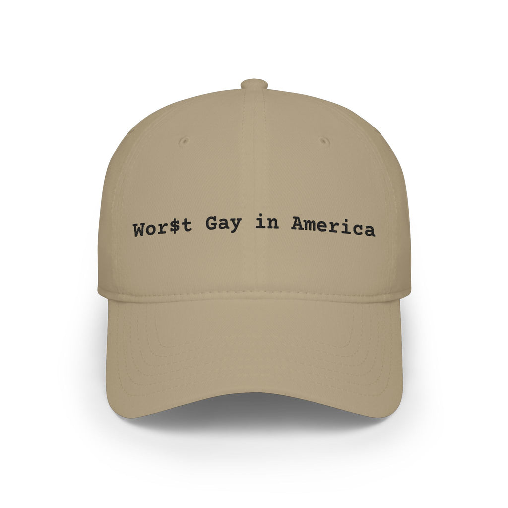 Worst Gay in America Baseball Cap — Low Profile Pride Hat