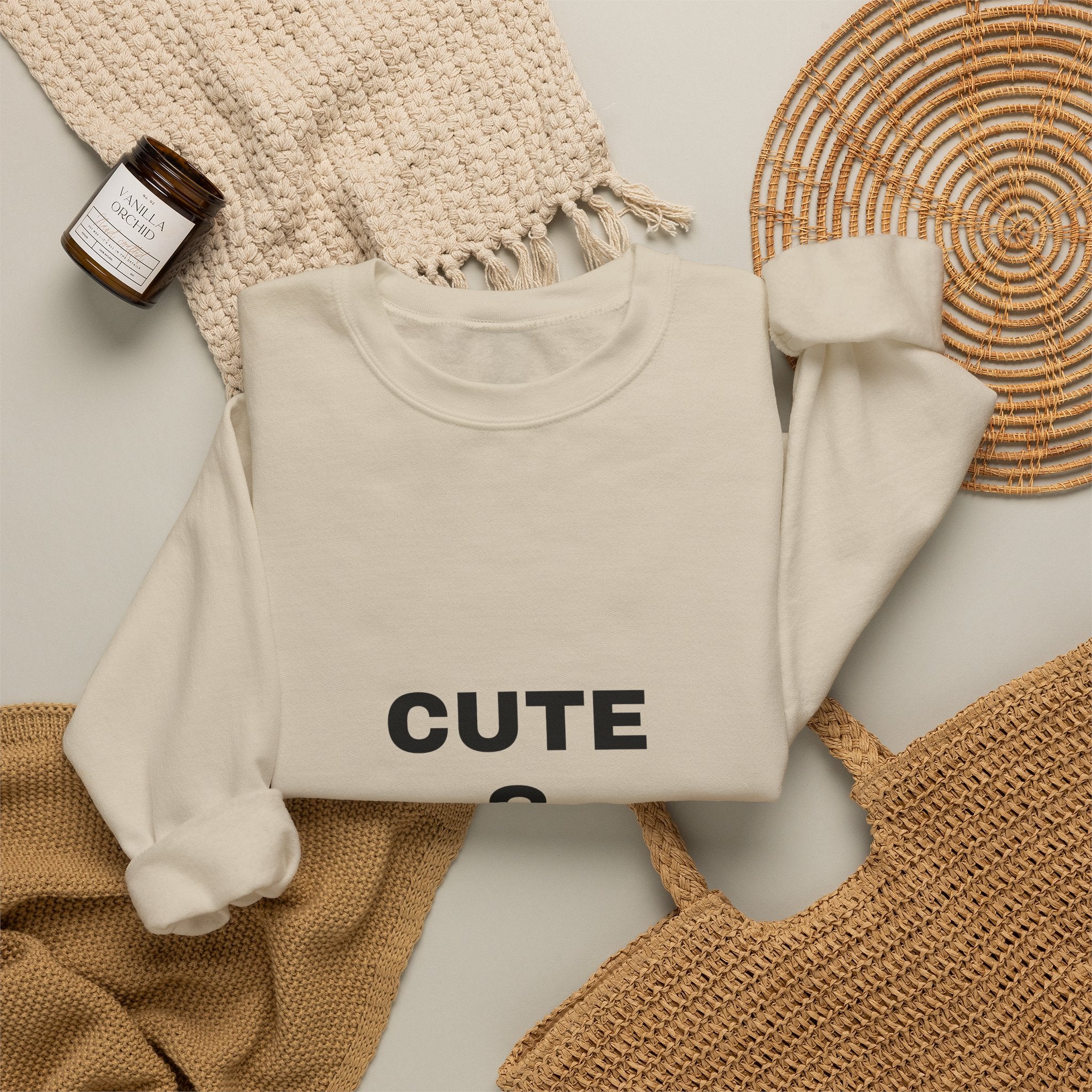 Crewneck Sweatshirt “Cute & Cunty” – Funny Slogan Pullover