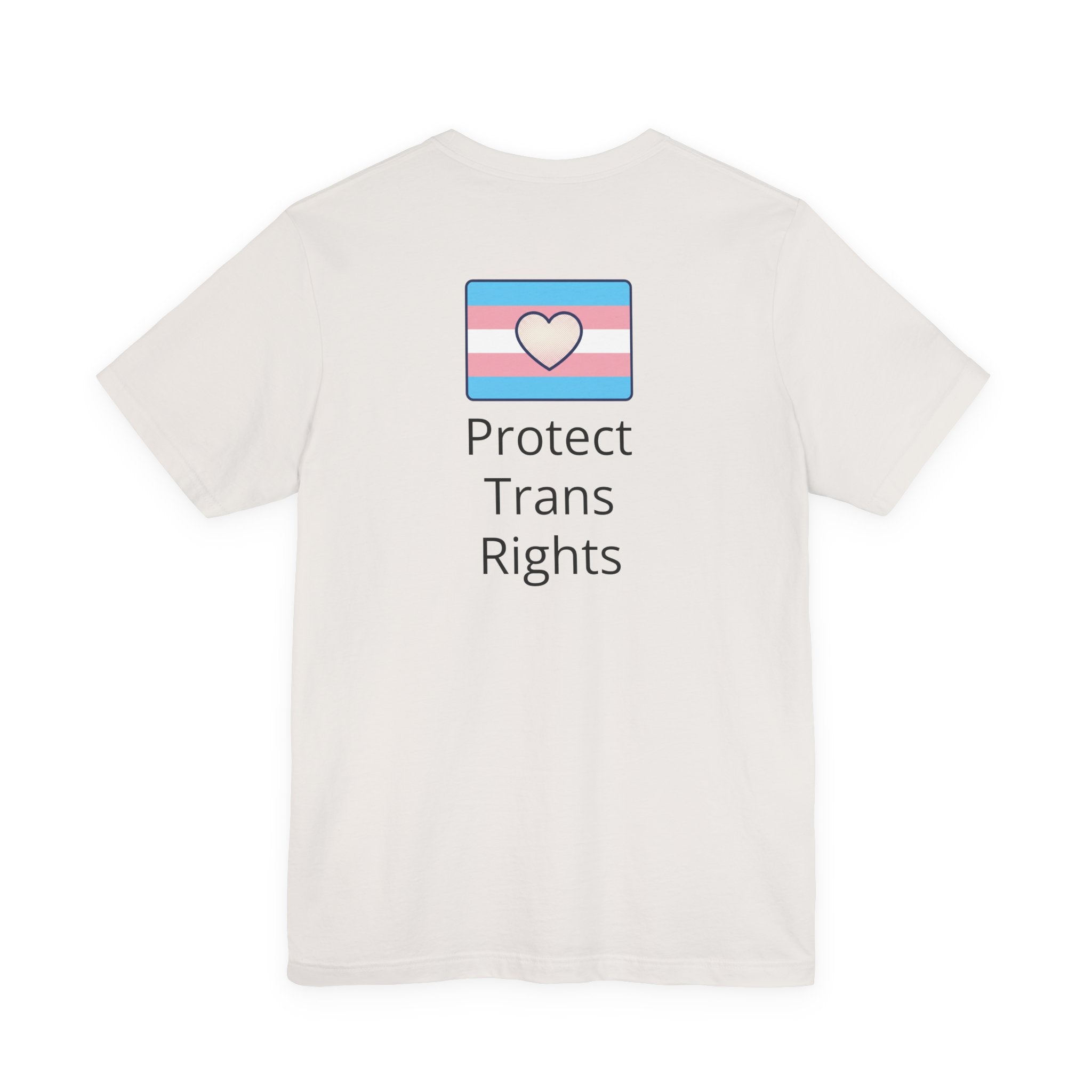 T-Shirt — "You Can't Spell LGBTQ Without the T" Minimal Pride Tee