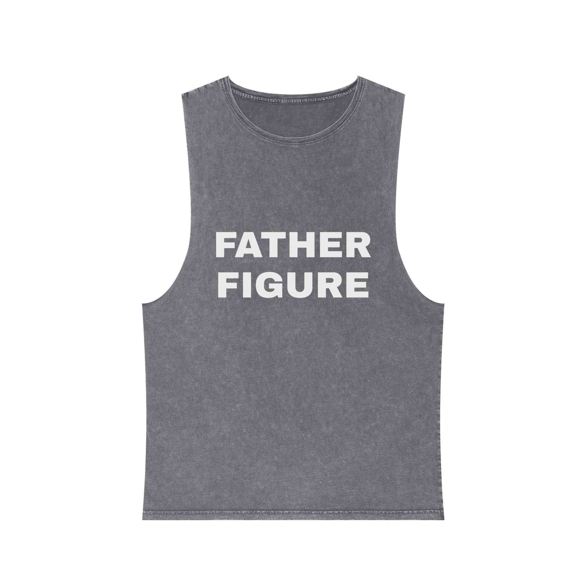 "Father Figure" Unisex Stonewash Tank Top