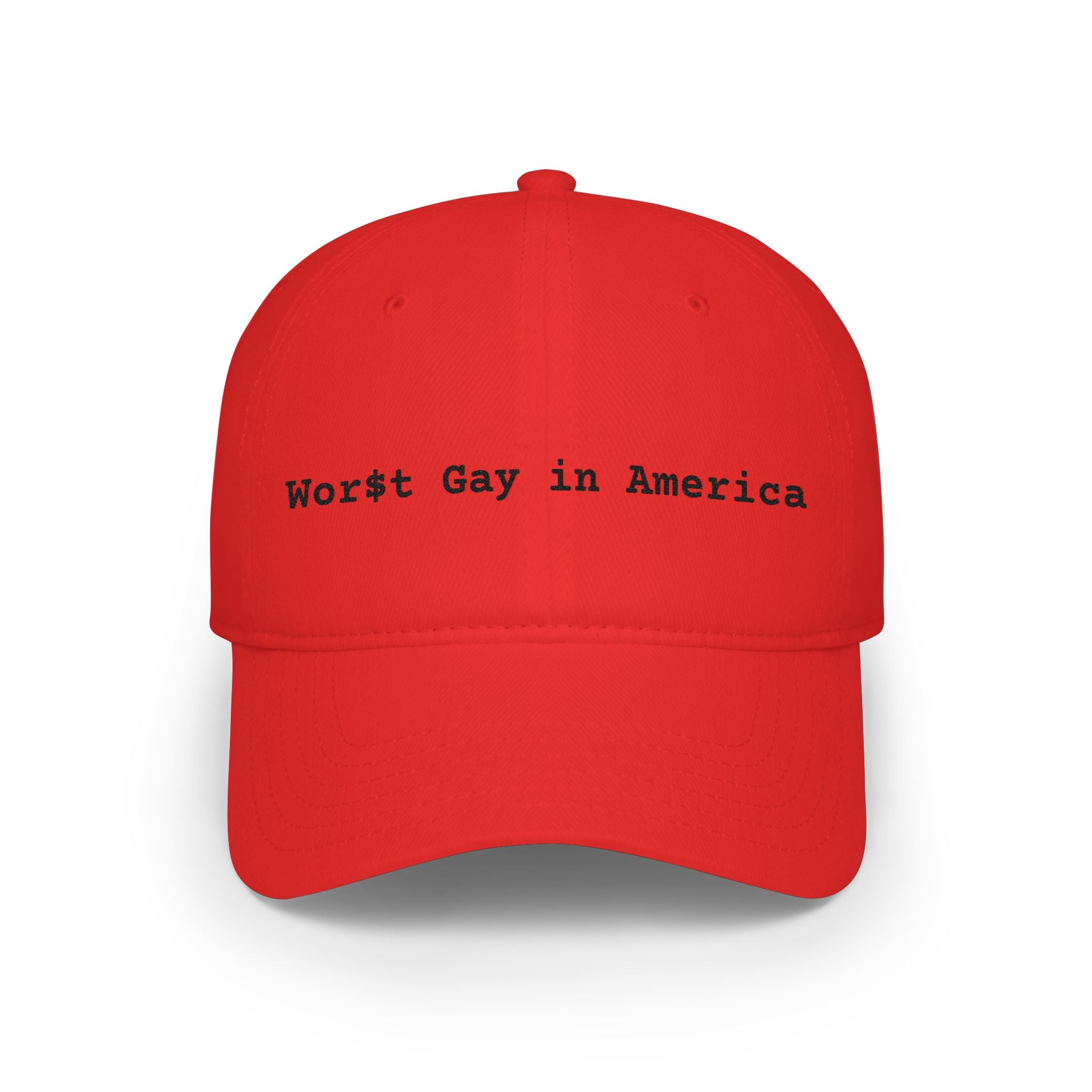 Worst Gay in America Baseball Cap — Low Profile Pride Hat
