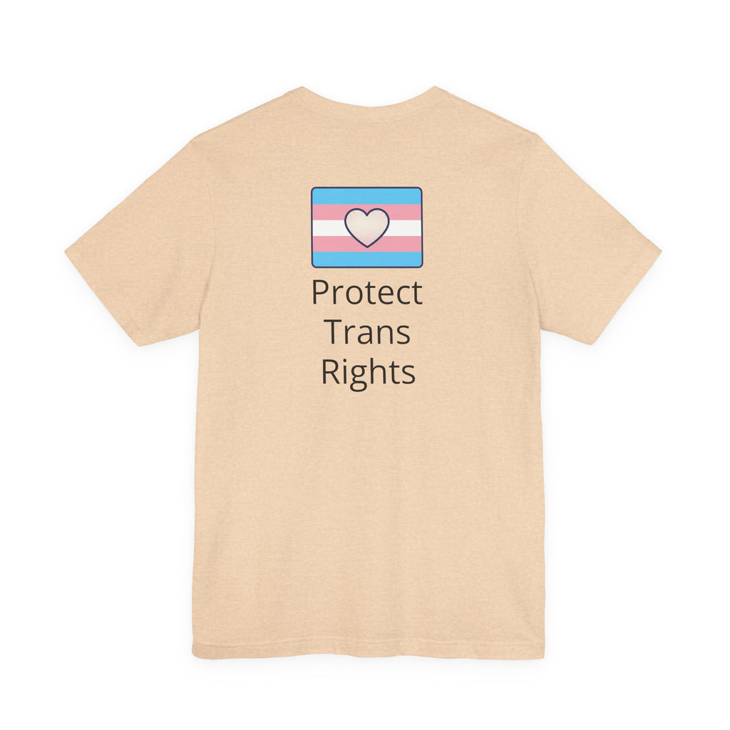 T-Shirt — "You Can't Spell LGBTQ Without the T" Minimal Pride Tee