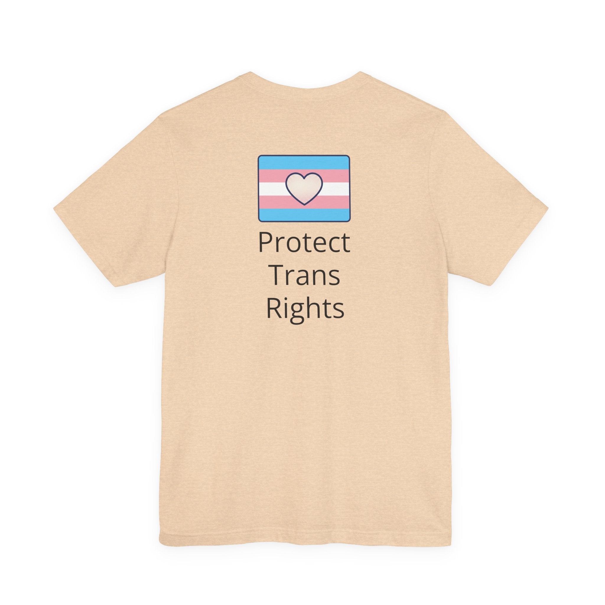 T-Shirt — "You Can't Spell LGBTQ Without the T" Minimal Pride Tee