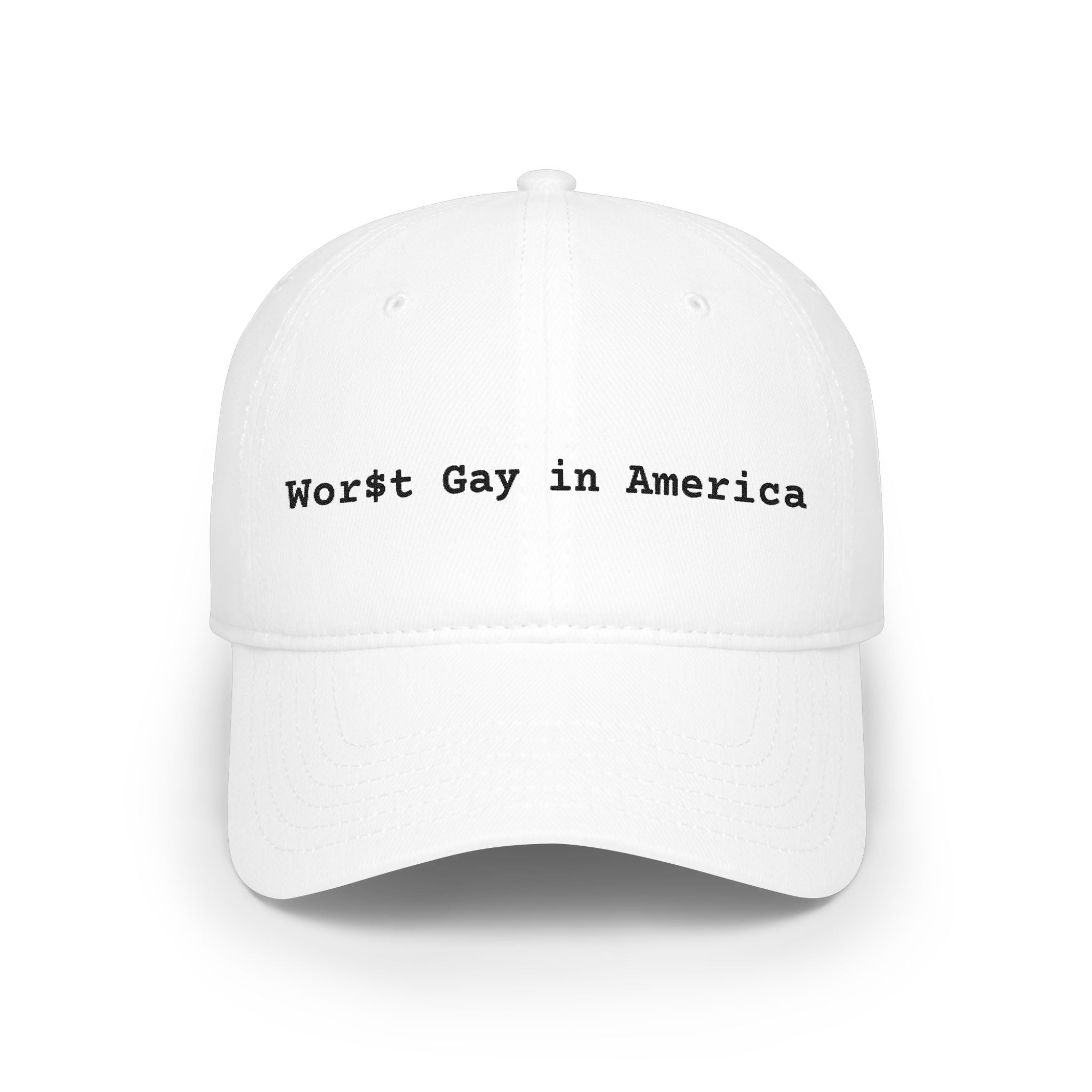 Worst Gay in America Baseball Cap — Low Profile Pride Hat