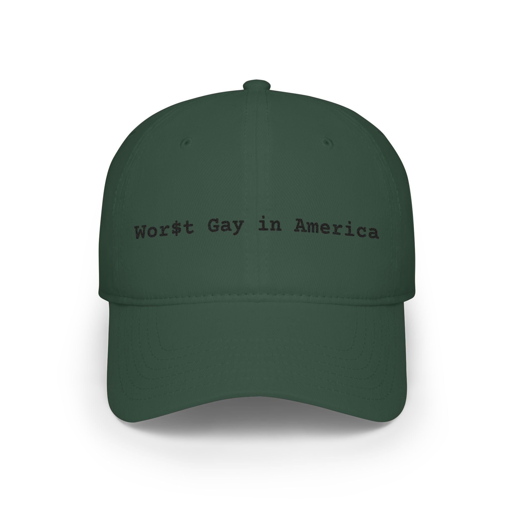 Worst Gay in America Baseball Cap — Low Profile Pride Hat