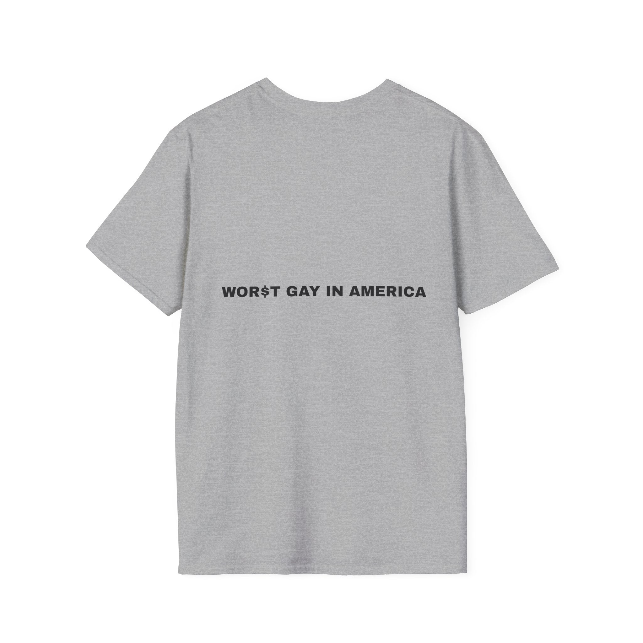 T-Shirt — "Worst Gay in America" Graphic Tee