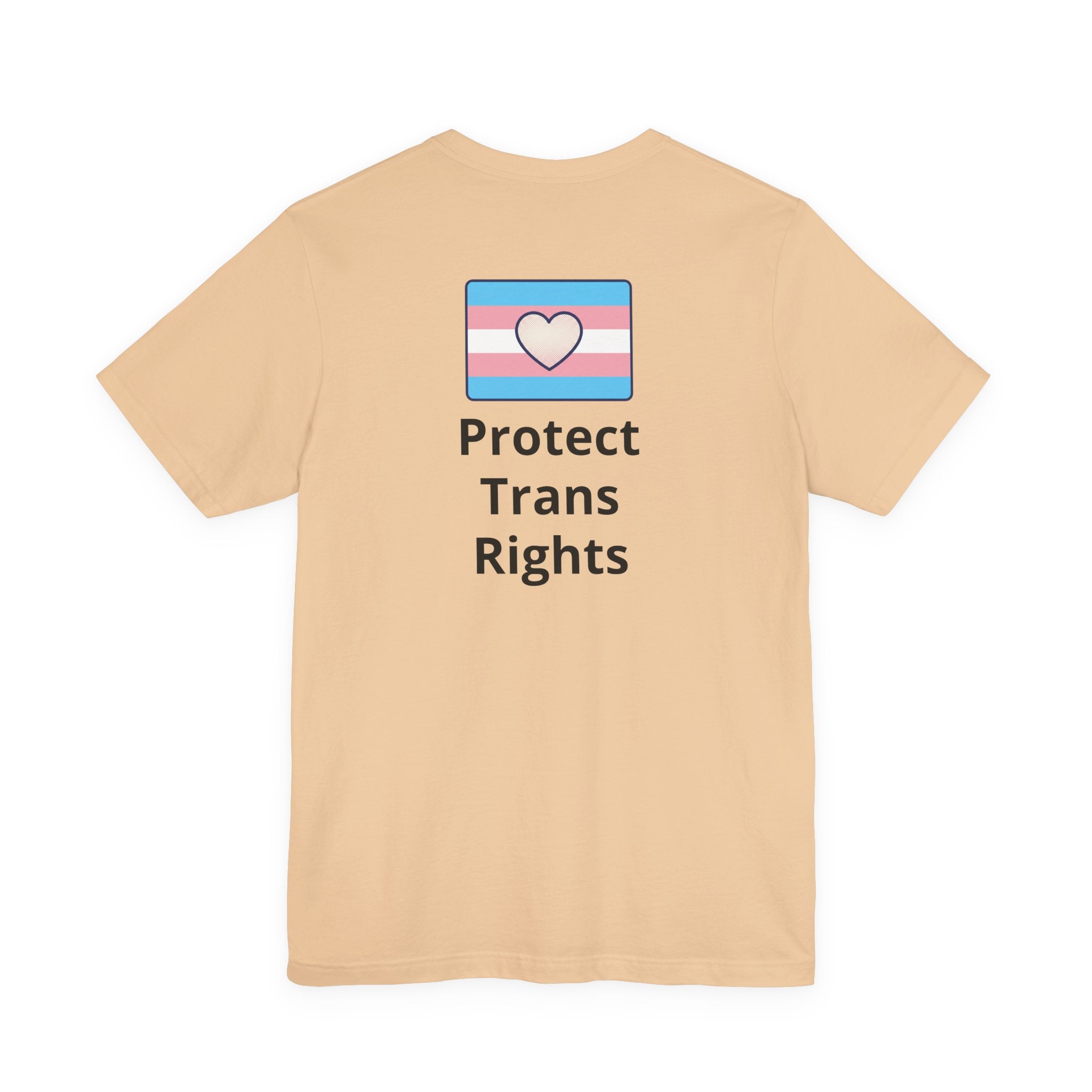 T-Shirt — "You Can't Spell LGBTQ Without the T" Minimal Pride Tee