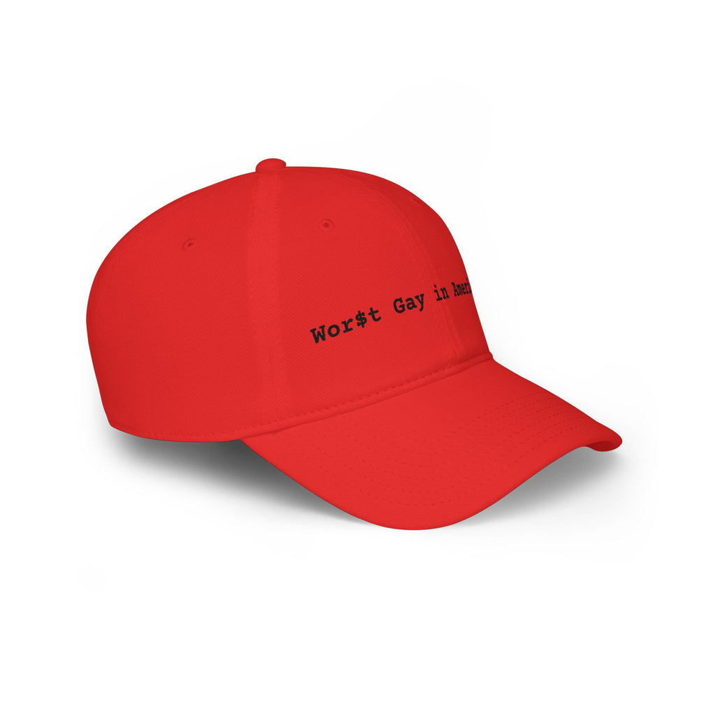 Worst Gay in America Baseball Cap — Low Profile Pride Hat