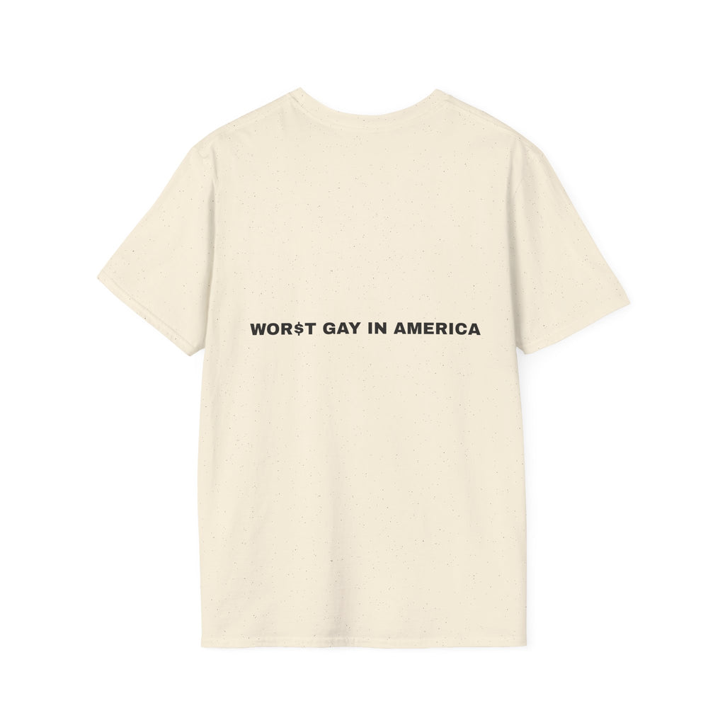 T-Shirt — "Worst Gay in America" Graphic Tee