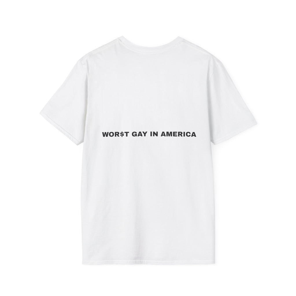 T-Shirt — "Worst Gay in America" Graphic Tee