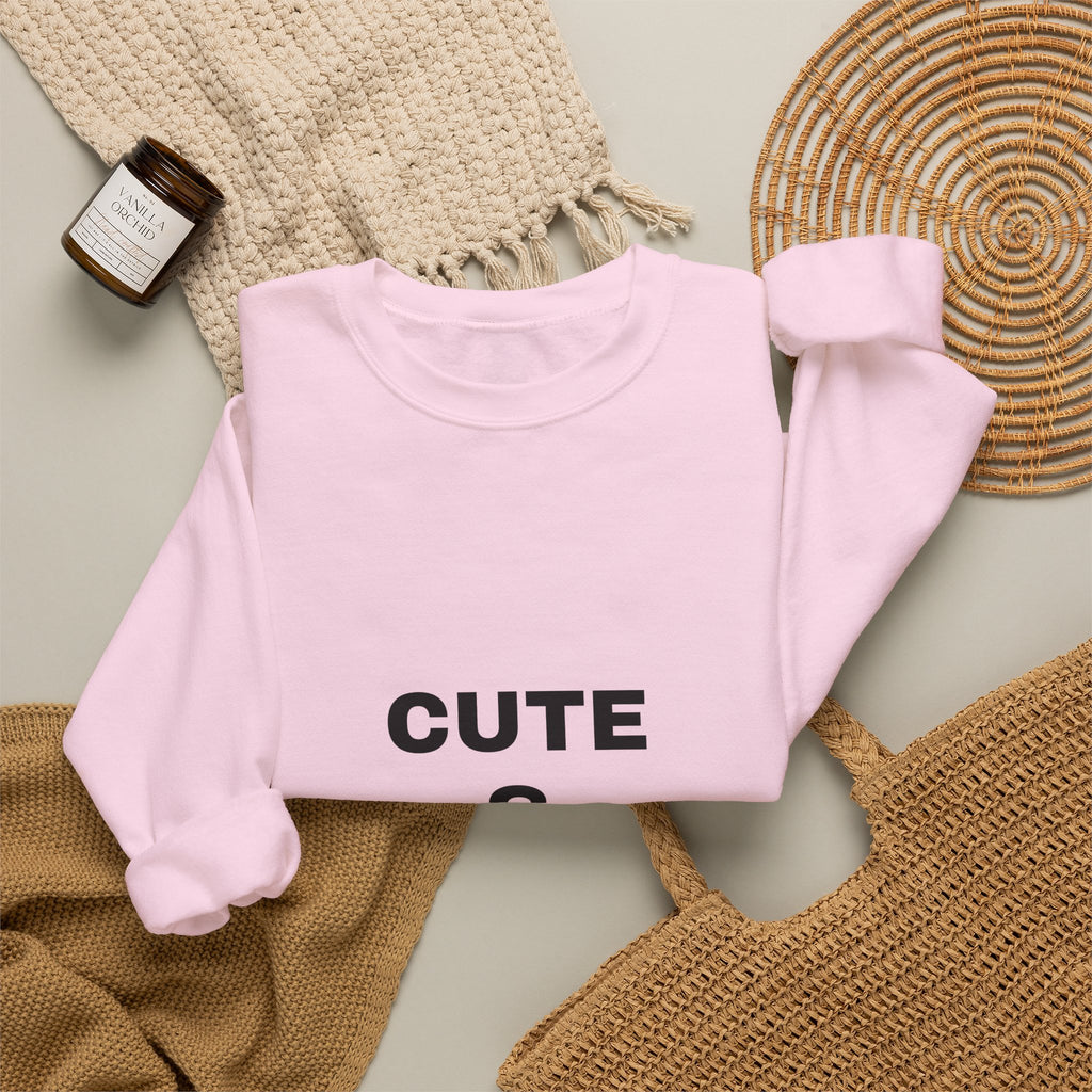 Crewneck Sweatshirt “Cute & Cunty” – Funny Slogan Pullover