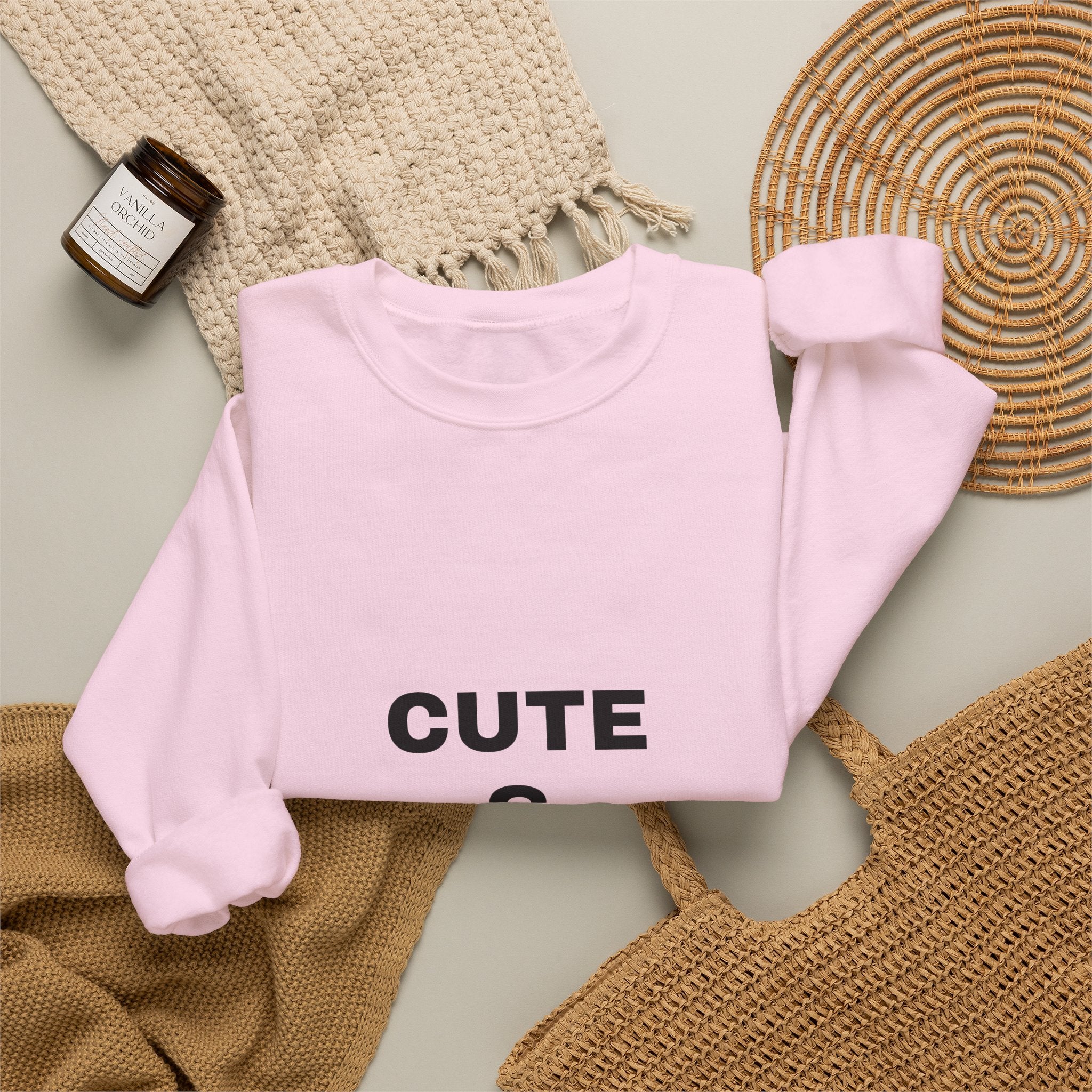 Crewneck Sweatshirt “Cute & Cunty” – Funny Slogan Pullover