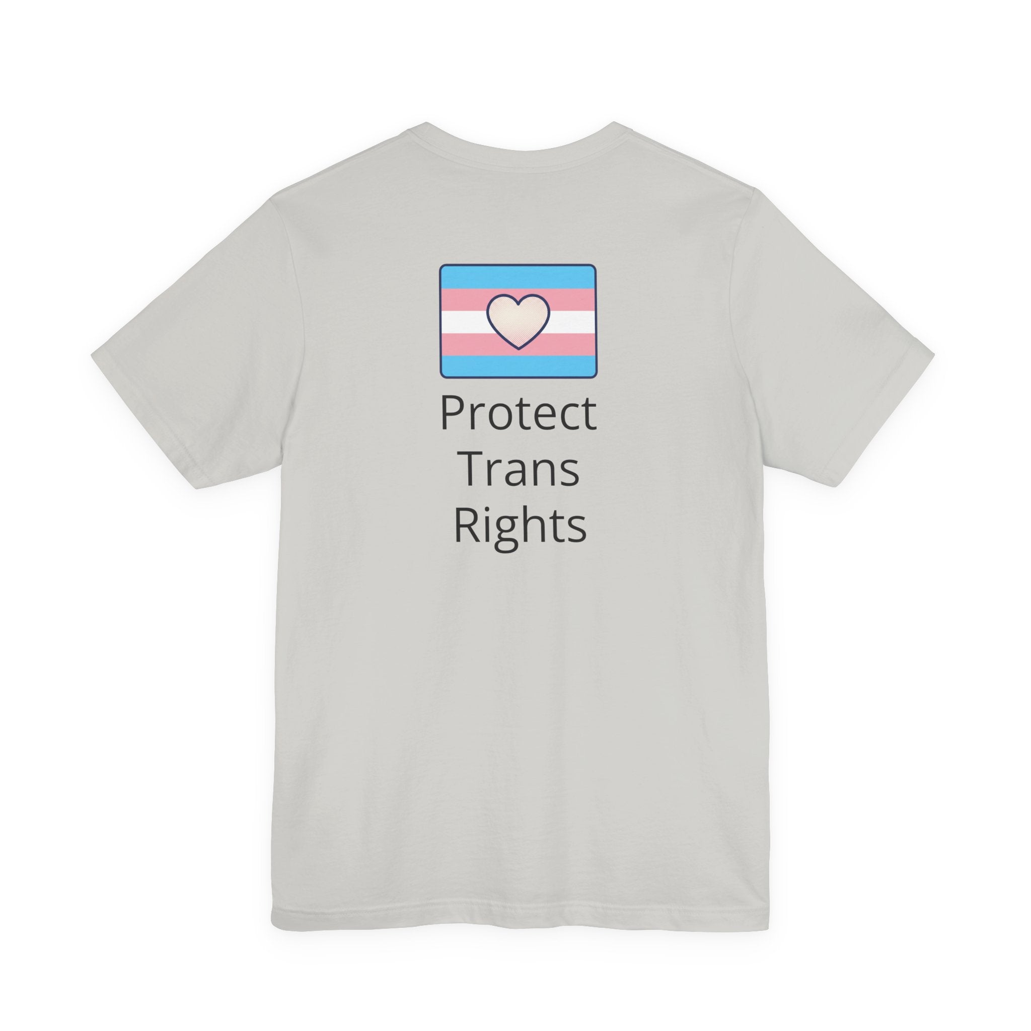 T-Shirt — "You Can't Spell LGBTQ Without the T" Minimal Pride Tee