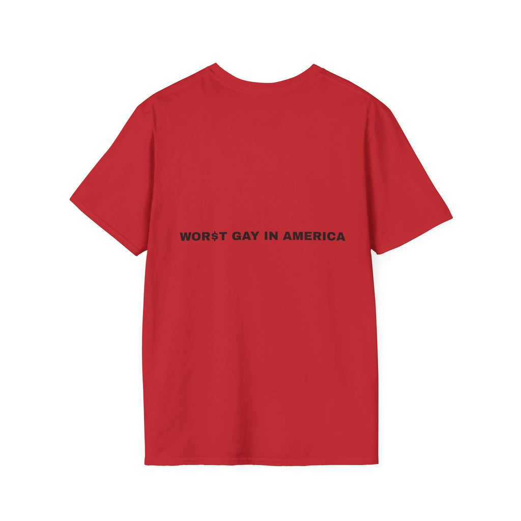 T-Shirt — "Worst Gay in America" Graphic Tee
