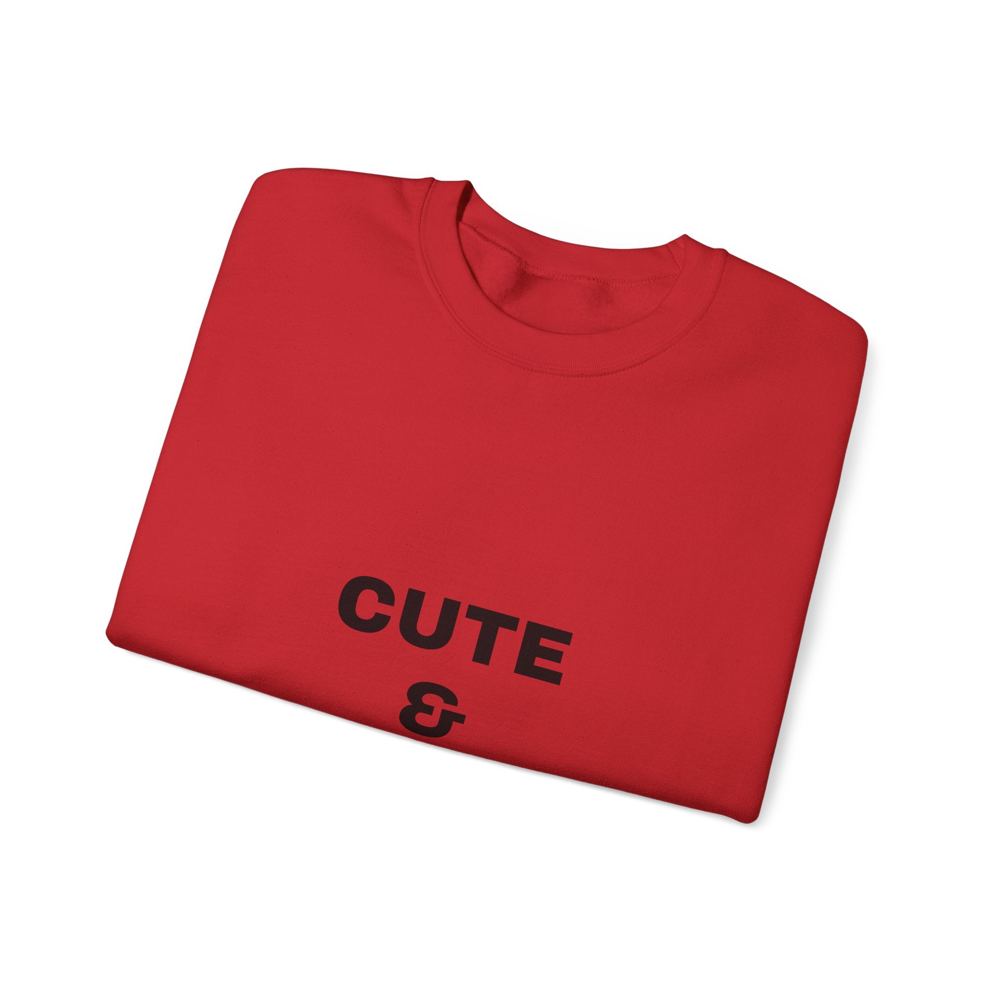 Crewneck Sweatshirt “Cute & Cunty” – Funny Slogan Pullover