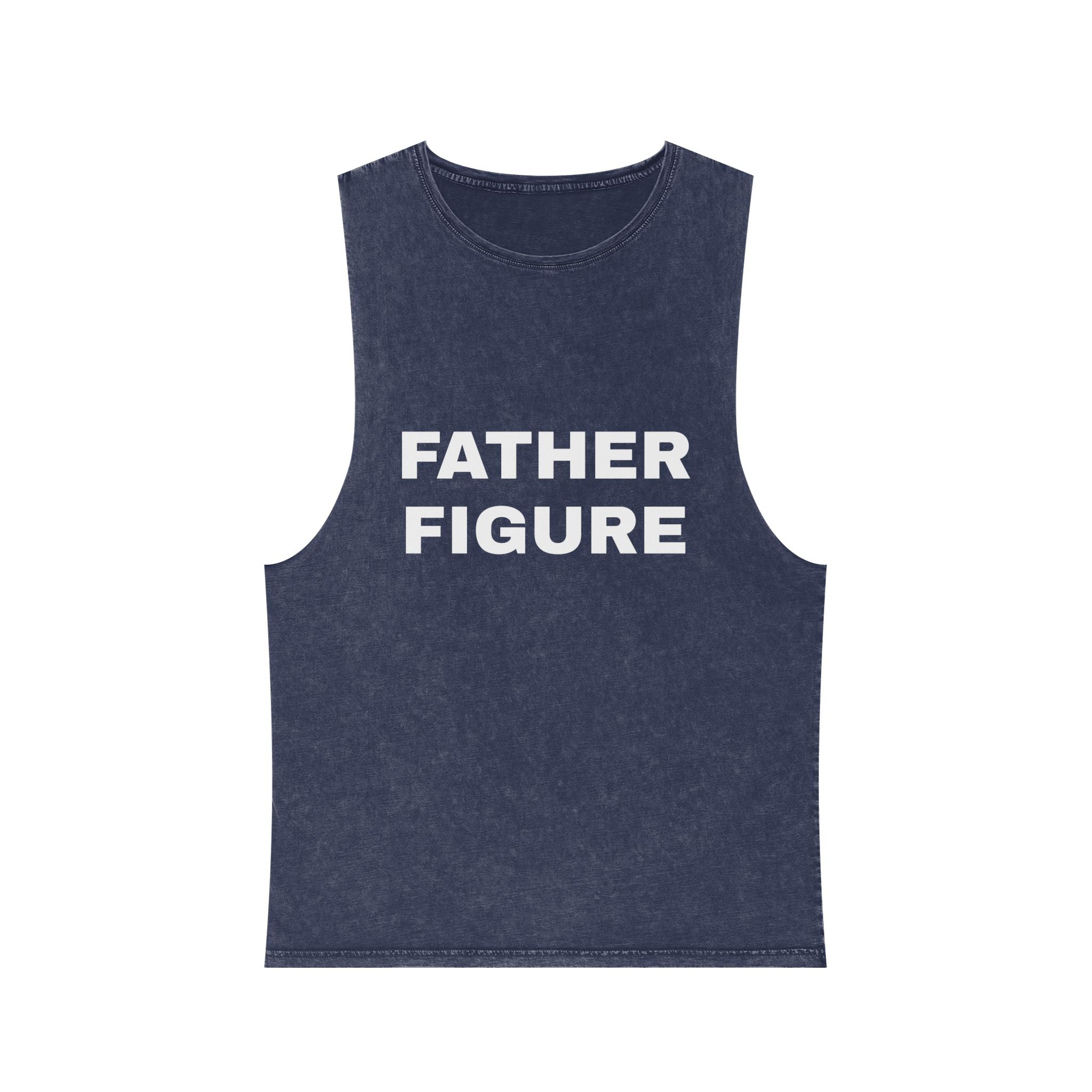 "Father Figure" Unisex Stonewash Tank Top