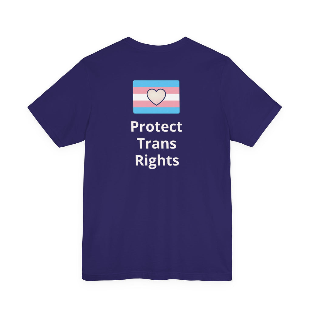T-Shirt — "You Can't Spell LGBTQ Without the T" Minimal Pride Tee
