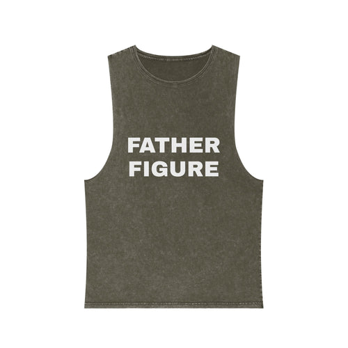 "BUT DADDY I LOVE HIM" Unisex Stonewash Tank Top
