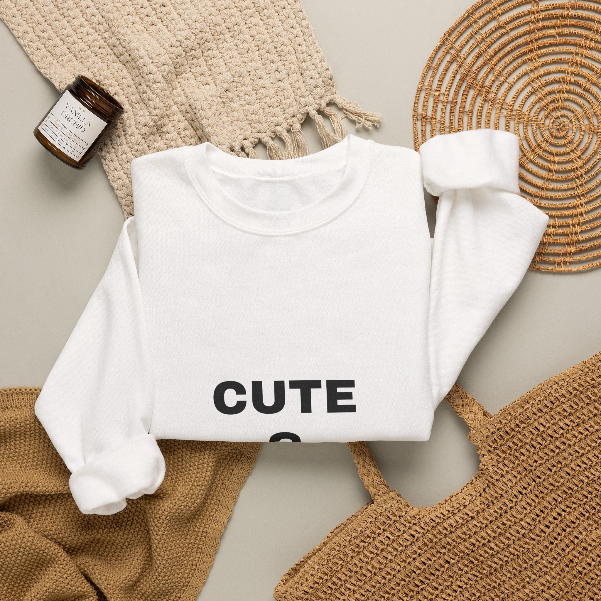 Crewneck Sweatshirt “Cute & Cunty” – Funny Slogan Pullover
