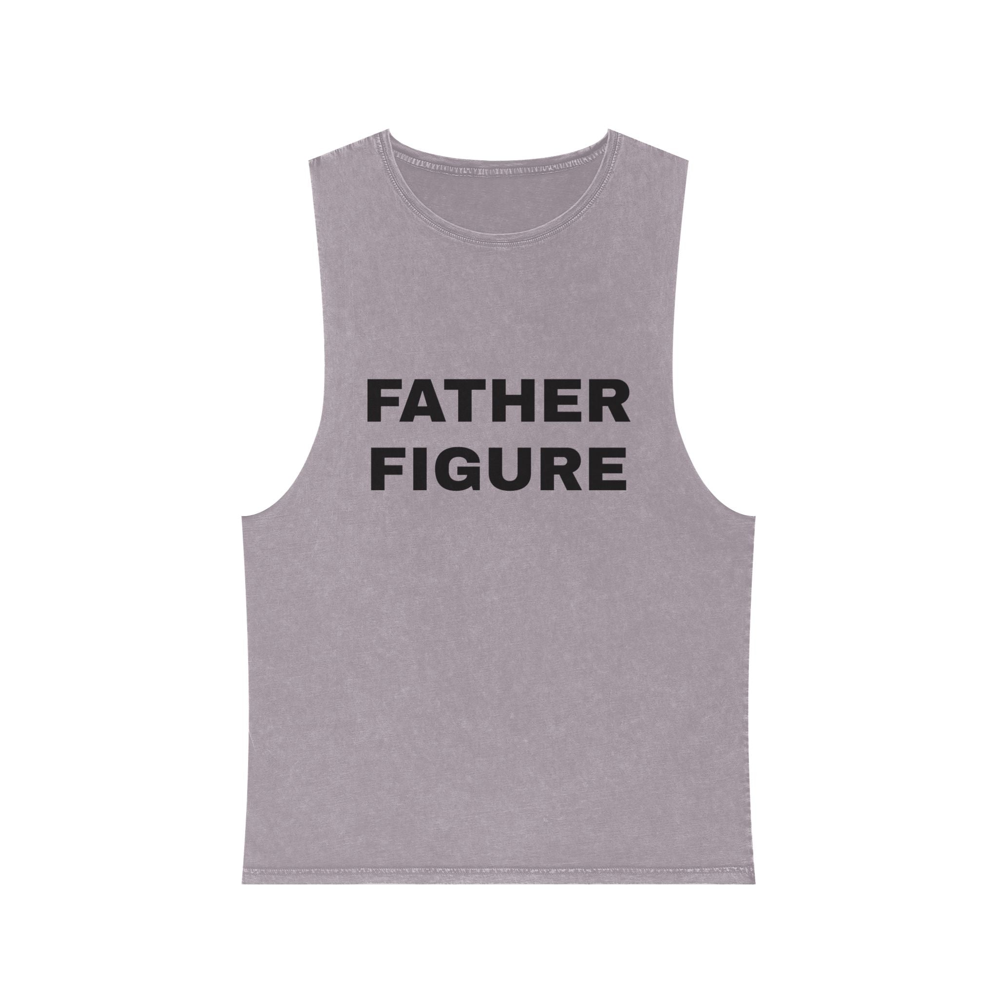 "Father Figure" Unisex Stonewash Tank Top