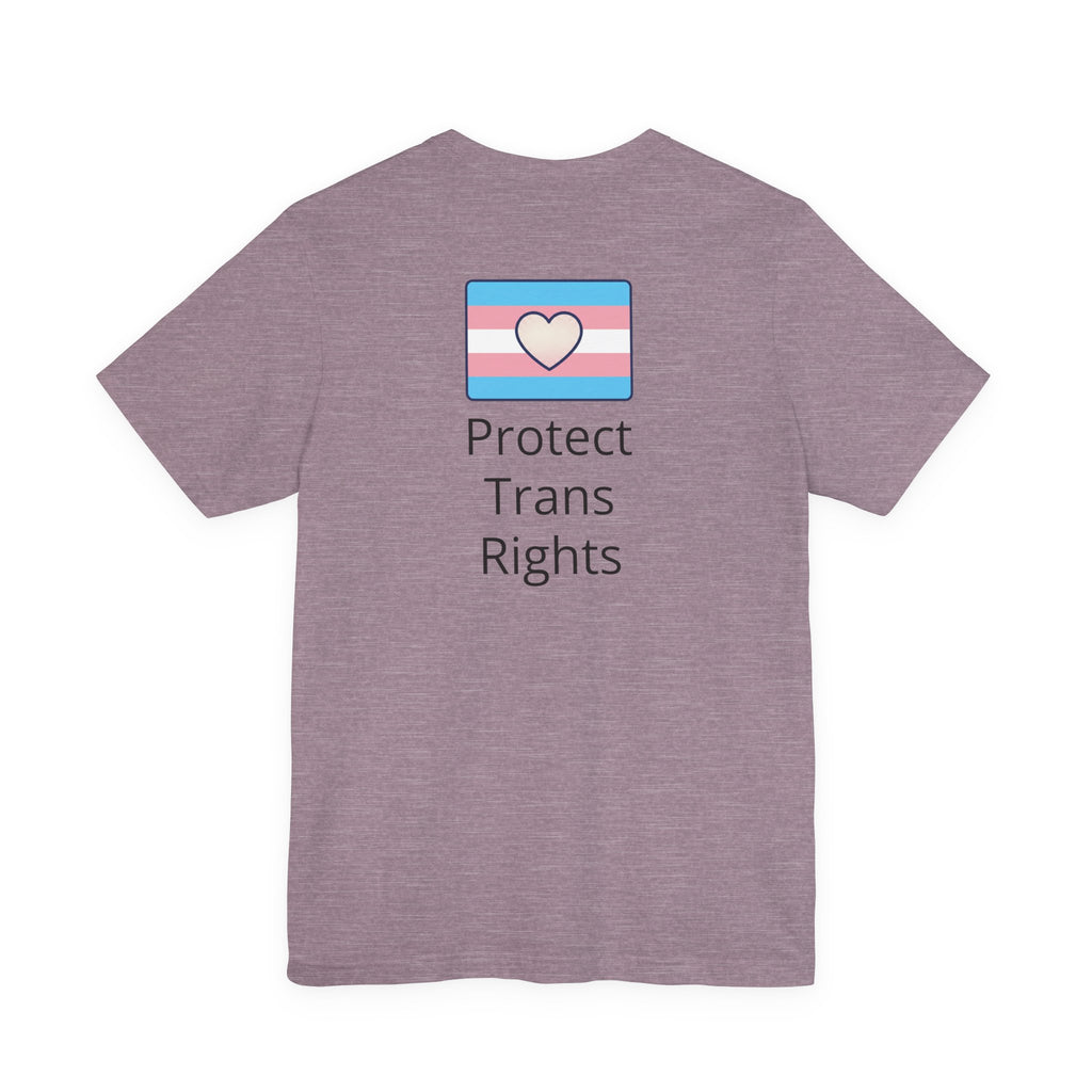 T-Shirt — "You Can't Spell LGBTQ Without the T" Minimal Pride Tee